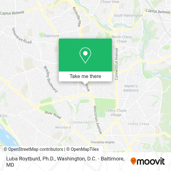 Luba Roytburd, Ph.D. map
