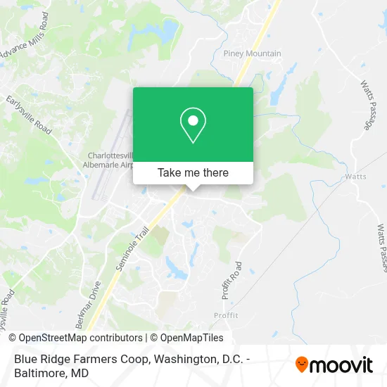 Blue Ridge Farmers Coop map