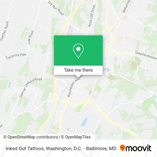 Inked Out Tattoos map