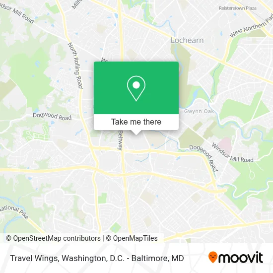Travel Wings map