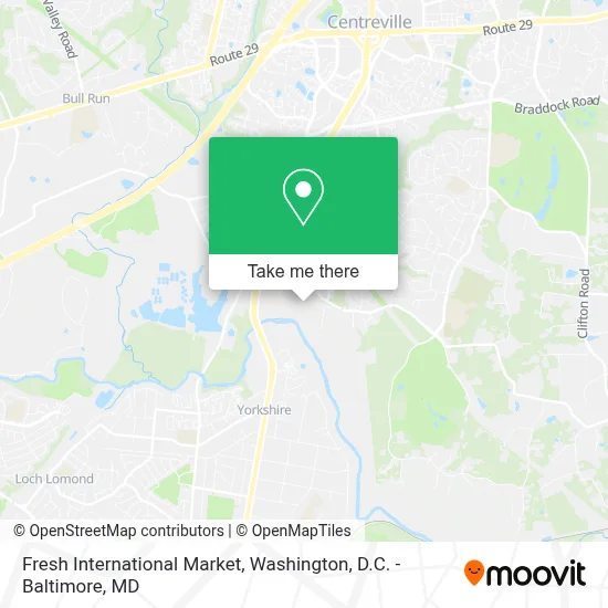 Fresh International Market map