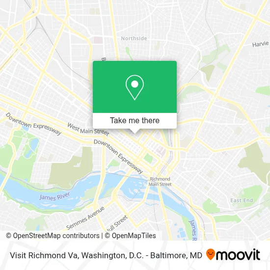 Visit Richmond Va map