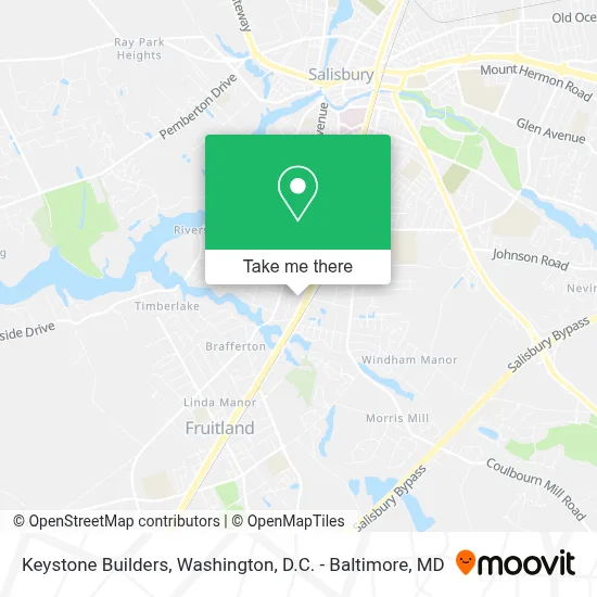 Keystone Builders map