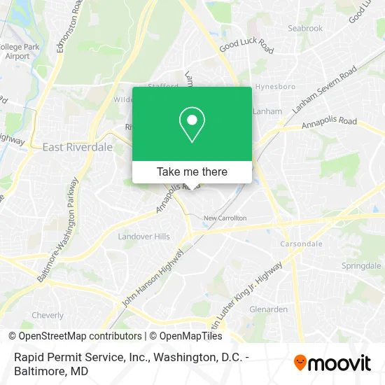 Rapid Permit Service, Inc. map