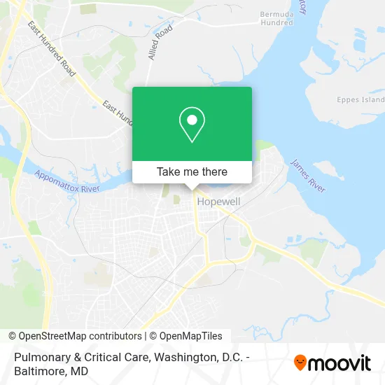 Pulmonary & Critical Care map