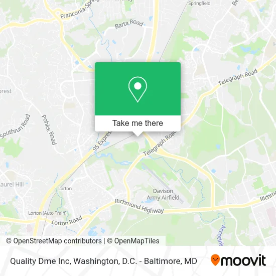 Quality Dme Inc map