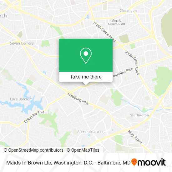 Maids In Brown Llc map