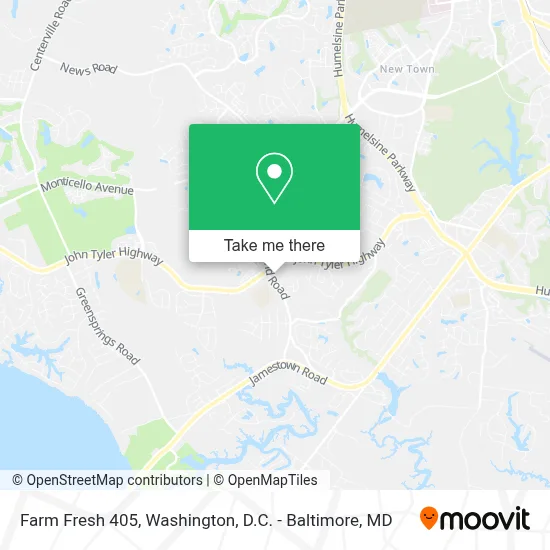 Farm Fresh 405 map