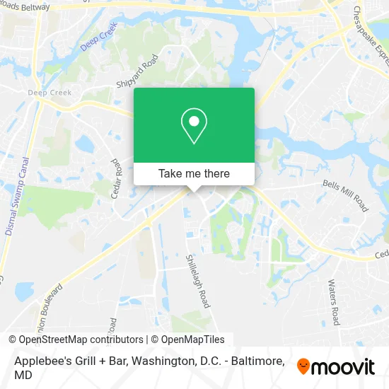 Applebee's Grill + Bar map