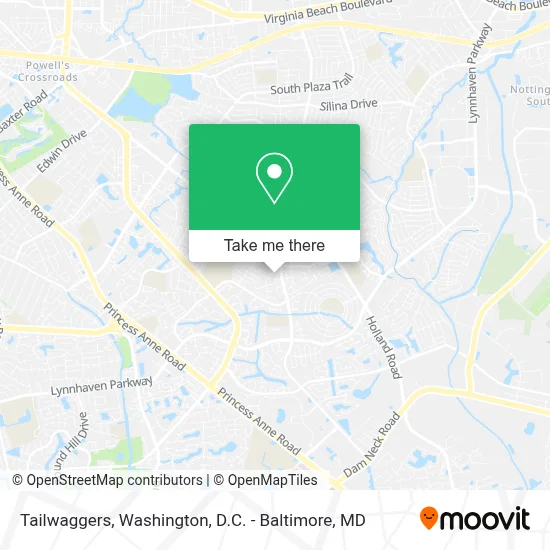 Tailwaggers map