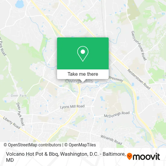 Volcano Hot Pot & Bbq map