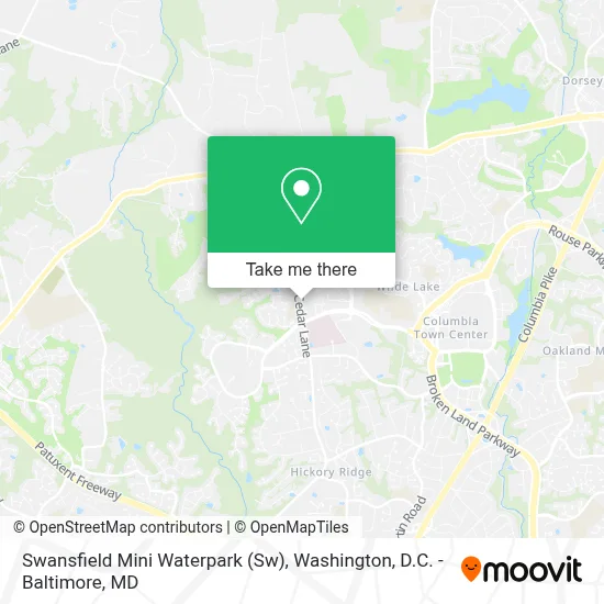 Swansfield Mini Waterpark map