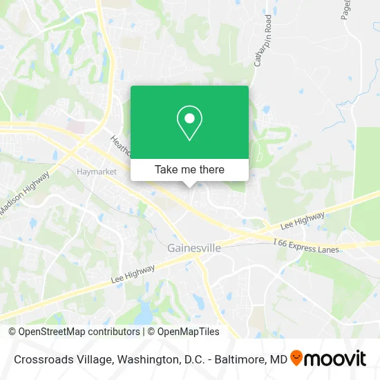 Crossroads Village map