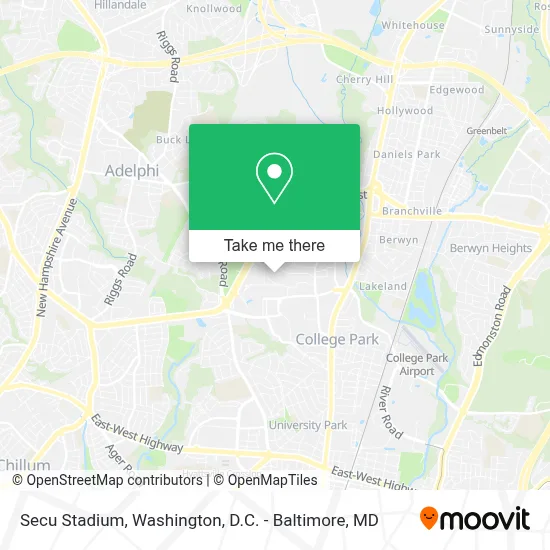 Secu Stadium map