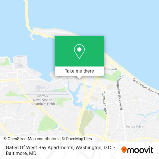 Gates Of West Bay Apartments map