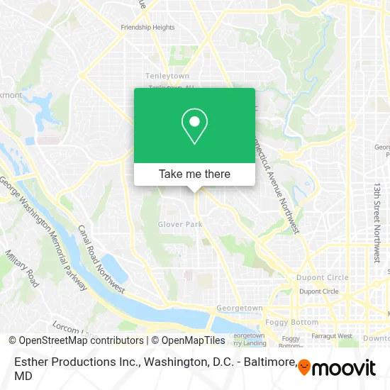 Esther Productions Inc. map