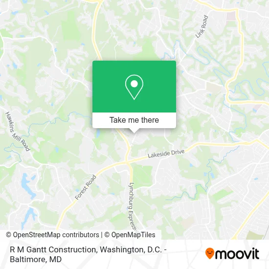 R M Gantt Construction map