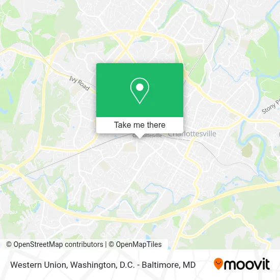Western Union map