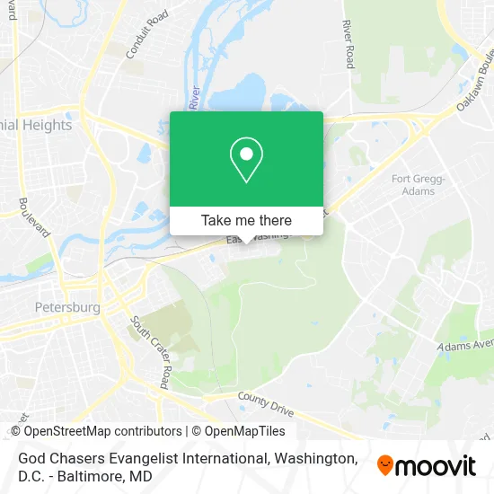 God Chasers Evangelist International map