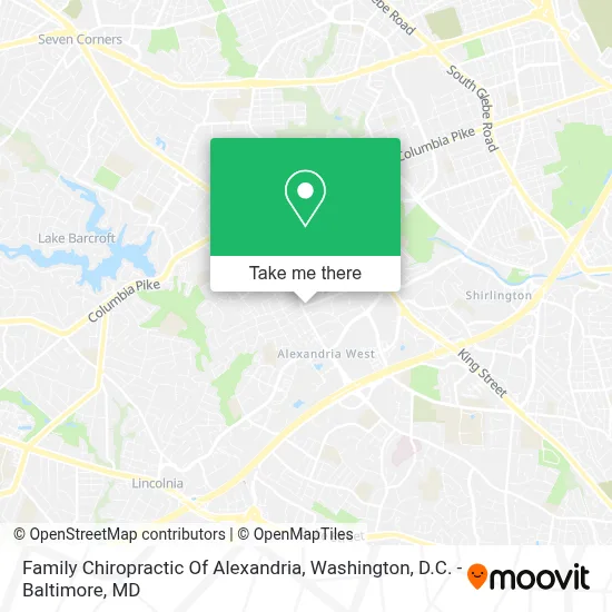 Family Chiropractic Of Alexandria map