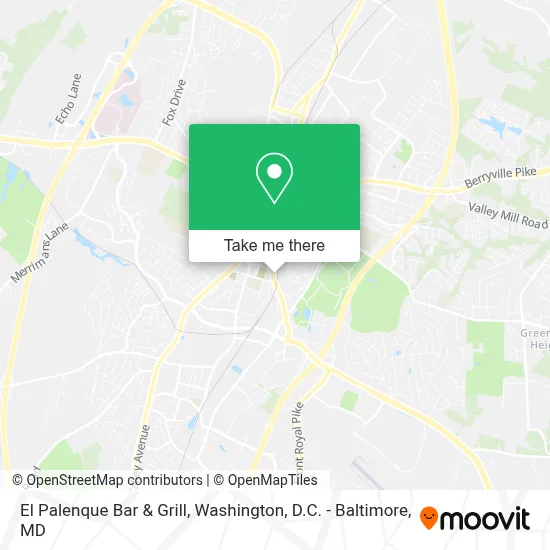 El Palenque Bar & Grill map