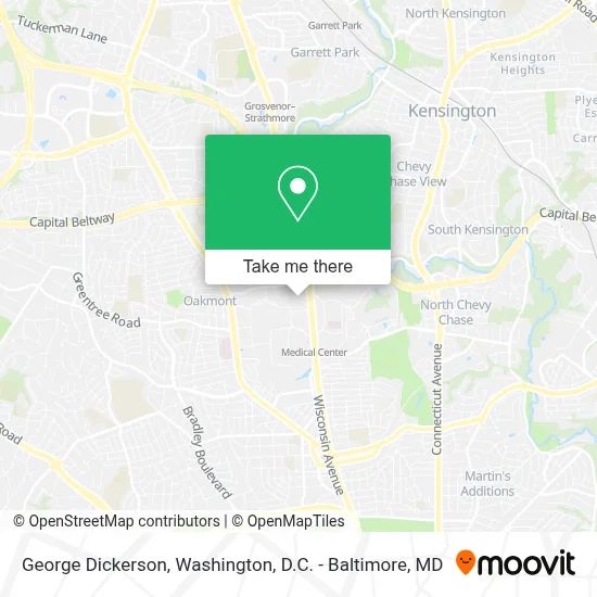 George Dickerson map