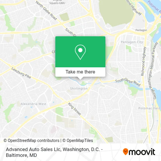 Advanced Auto Sales Llc map