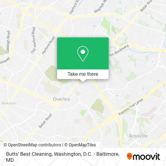 Butts' Best Cleaning map