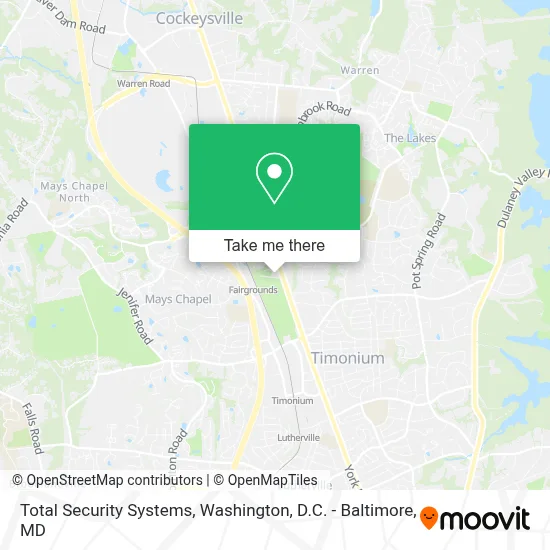 Total Security Systems map