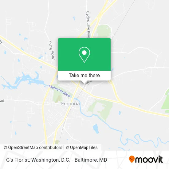 G's Florist map