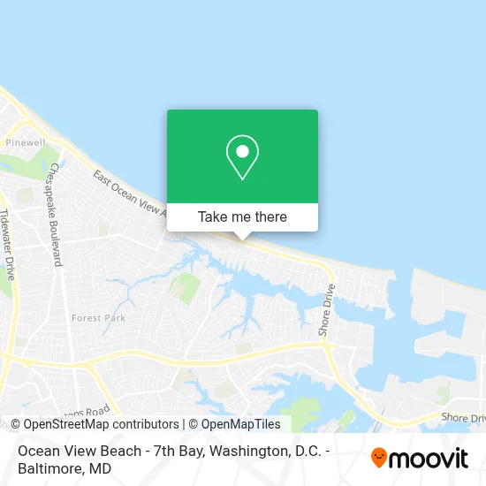Ocean View Beach - 7th Bay map