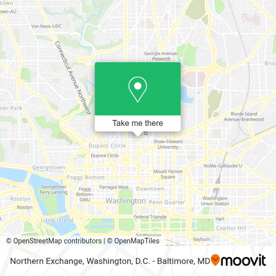 Northern Exchange map