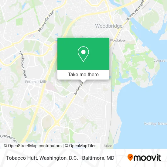 Tobacco Hutt map