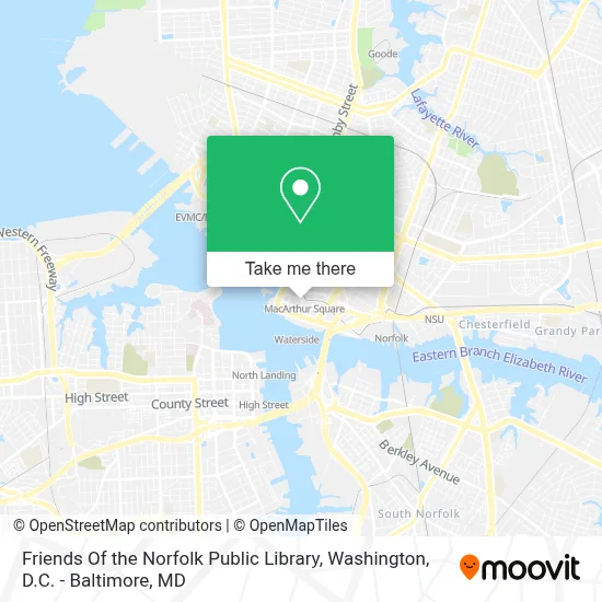 Friends Of the Norfolk Public Library map
