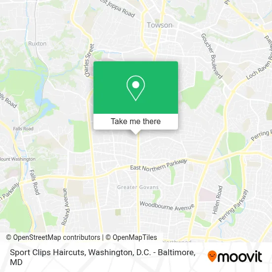 Sport Clips Haircuts map