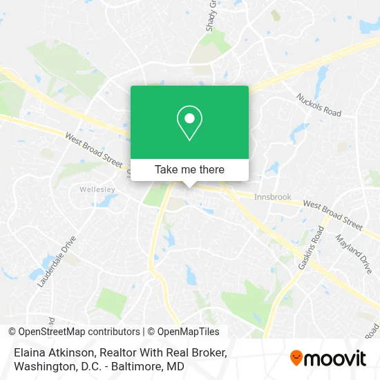 Elaina Atkinson, Realtor With Real Broker map