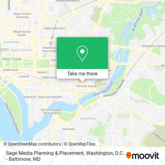 Sage Media Planning & Placement map
