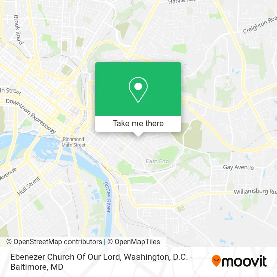 Ebenezer Church Of Our Lord map