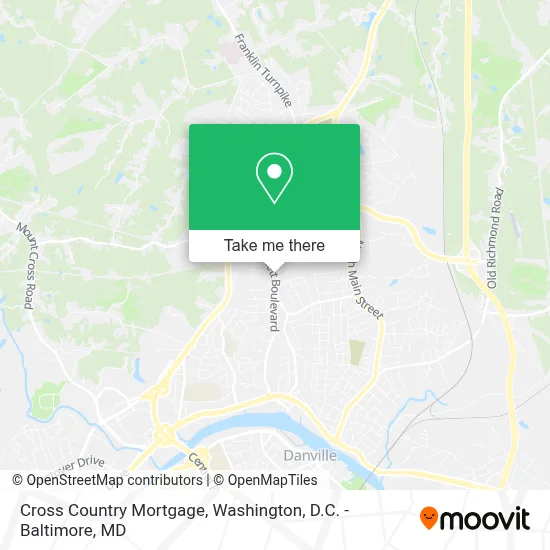 Cross Country Mortgage map