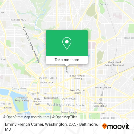 Emmy French Corner map