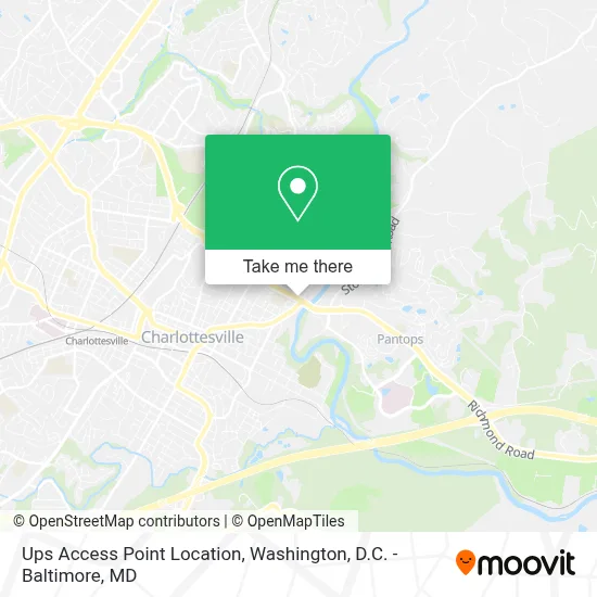 Ups Access Point Location map