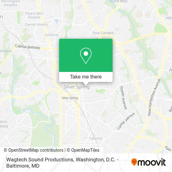 Wagtech Sound Productions map