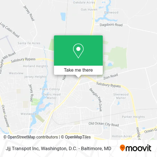 Jjj Transpot Inc map