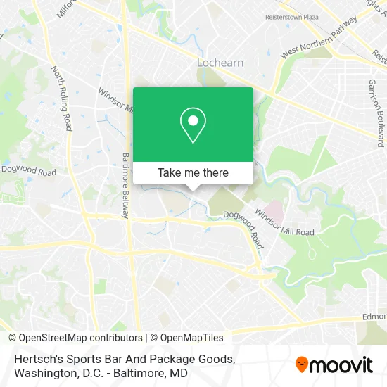 Hertsch's Sports Bar And Package Goods map