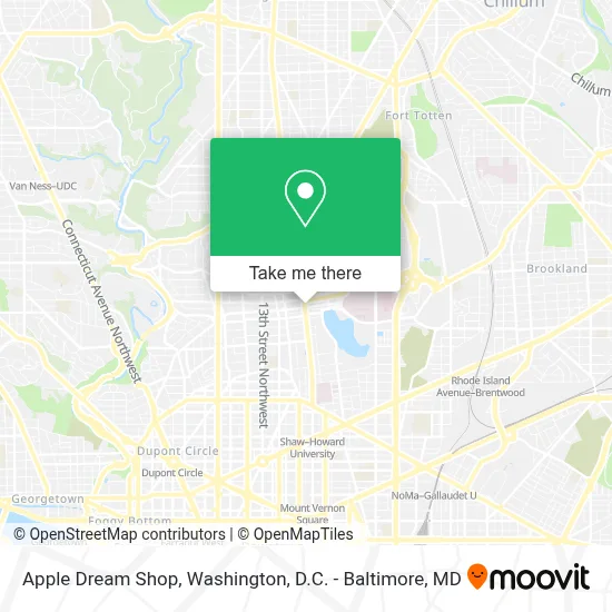 Apple Dream Shop map
