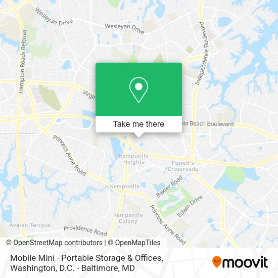 Mobile Mini - Portable Storage & Offices map
