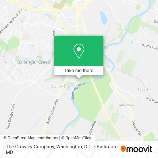 The Crowley Company map