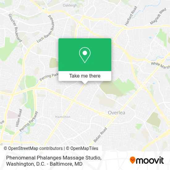 Phenomenal Phalanges Massage Studio map