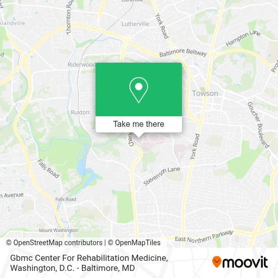 Gbmc Center For Rehabilitation Medicine map