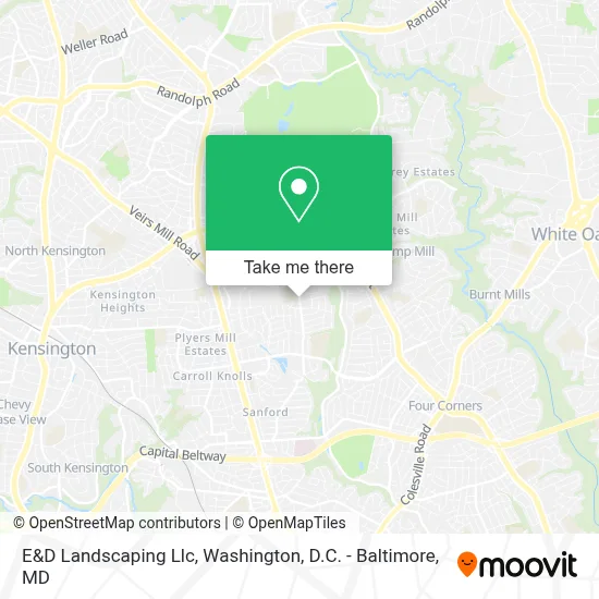 E&D Landscaping Llc map